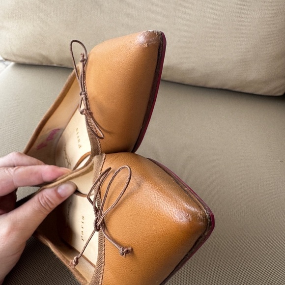 Christian Louboutin Solasofia Flats – Brown Nappa Leather | EU 37 / US 6.5 - Picture 14 of 16